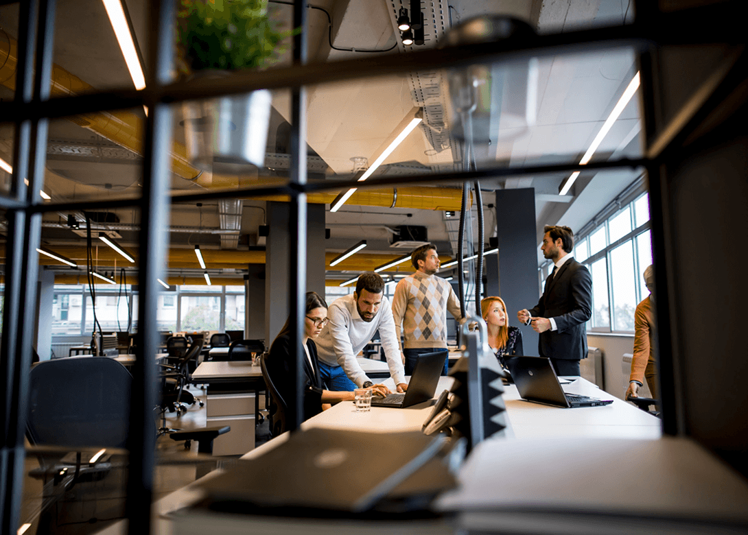 Office team collaboration