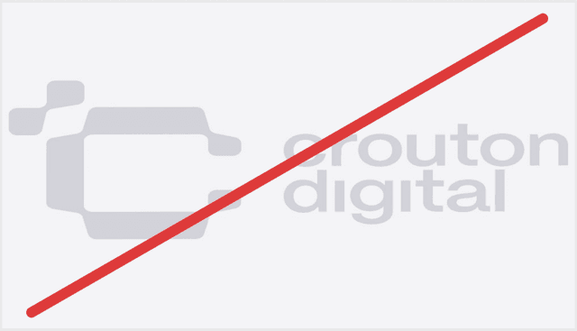 Do not stretch or wrap the logo