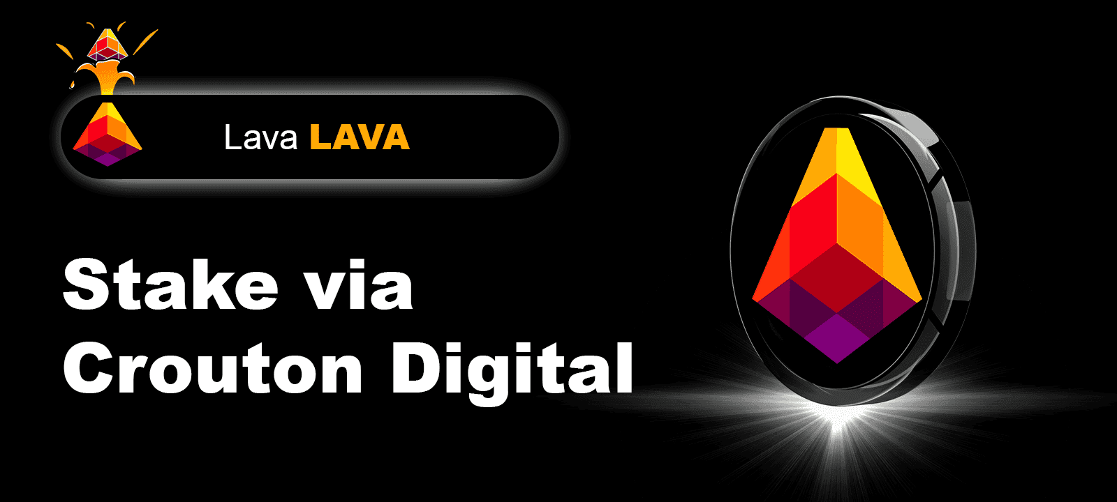 Staking LAVA via Crouton Digital