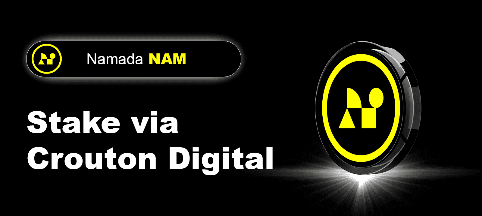 Staking NAM via Crouton Digital